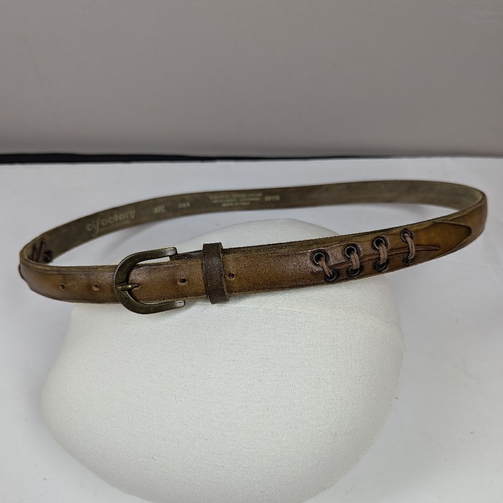 C/factory Italian Leather Belt – Handmade in Montepulciano – Sz 35-39